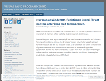 Tablet Screenshot of blogg.mikael-aberg.se